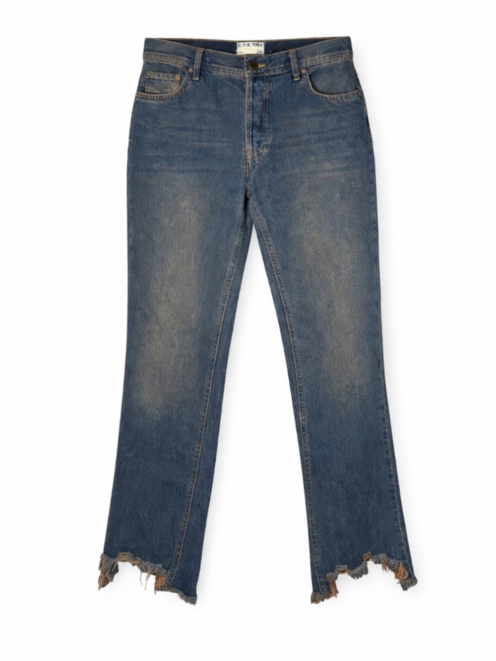 Free People We The Free Maggie Mid-Rise Straight Jeans Back Alley Wash 26